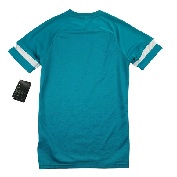 Nike Mens Dri-Fit Academy Soccer Short Sleeve T-Shirt Turquoise S - Picture 4 of 5